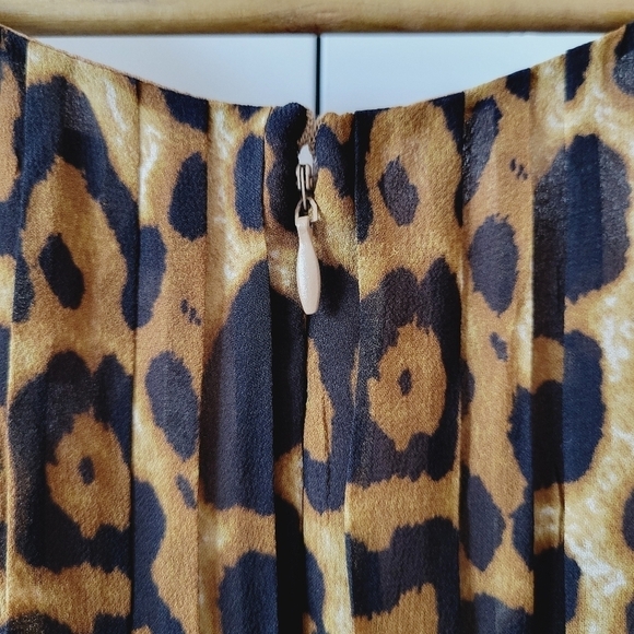 Spiegel Leopard Print Silk Dress - Picture 6 of 11